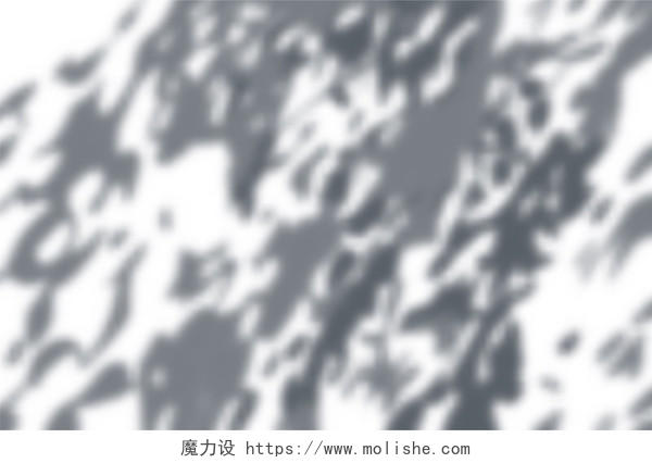 灰色简约植物叶子树枝光影展板背景自然光影背景  
